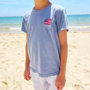 1776 USA Flag Youth Comfort Colors T-Shirt