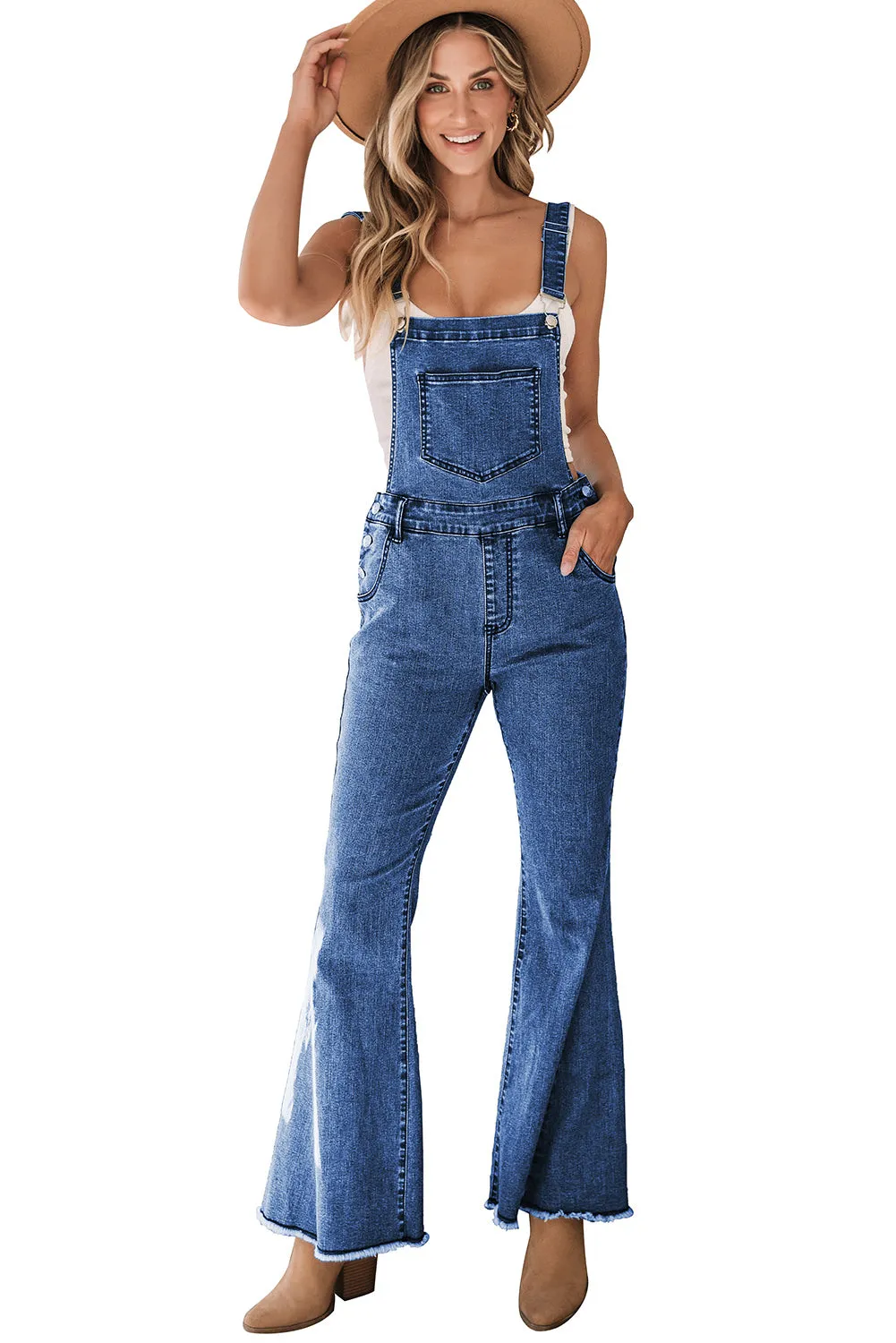 All-Season Denim Jumpsuit