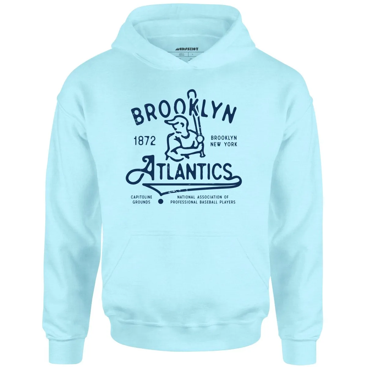 Brooklyn Atlantics - New York - Vintage Defunct Baseball Teams - Unisex Hoodie