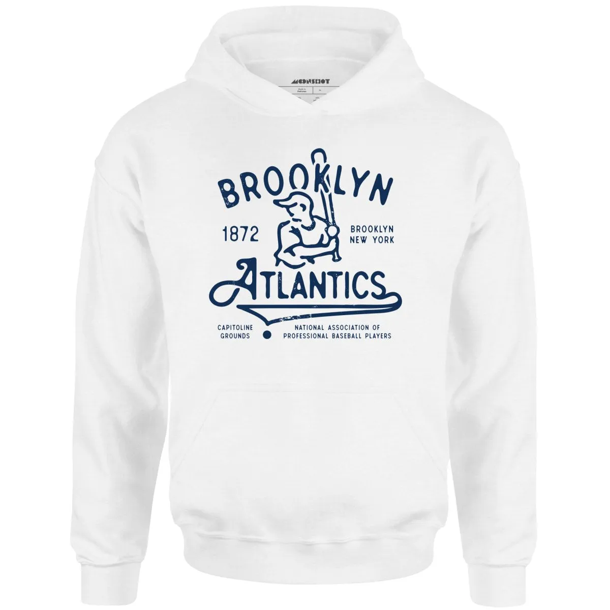 Brooklyn Atlantics - New York - Vintage Defunct Baseball Teams - Unisex Hoodie