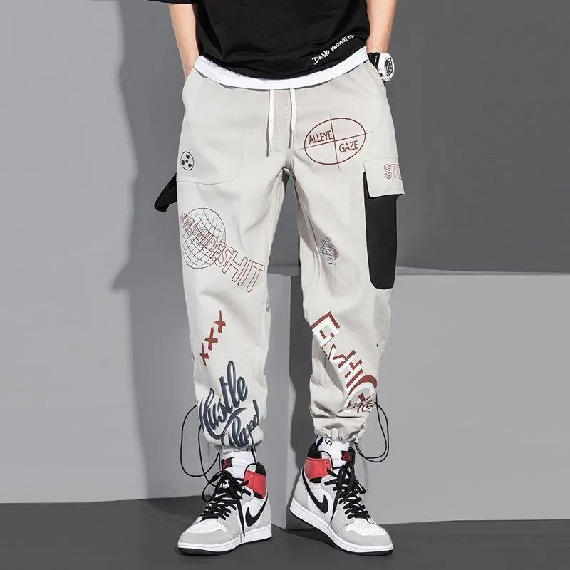 Cargo Jogger Pants Men Casual INS Trendy Trendy Pants