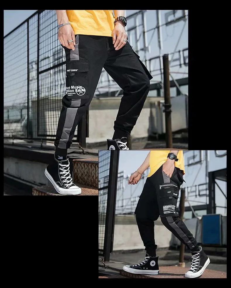 Cargo Jogger Pants Men Casual INS Trendy Trendy Pants