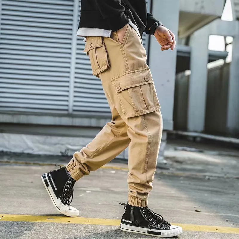 Cargo Jogger Pants Men Casual INS Trendy Trendy Pants