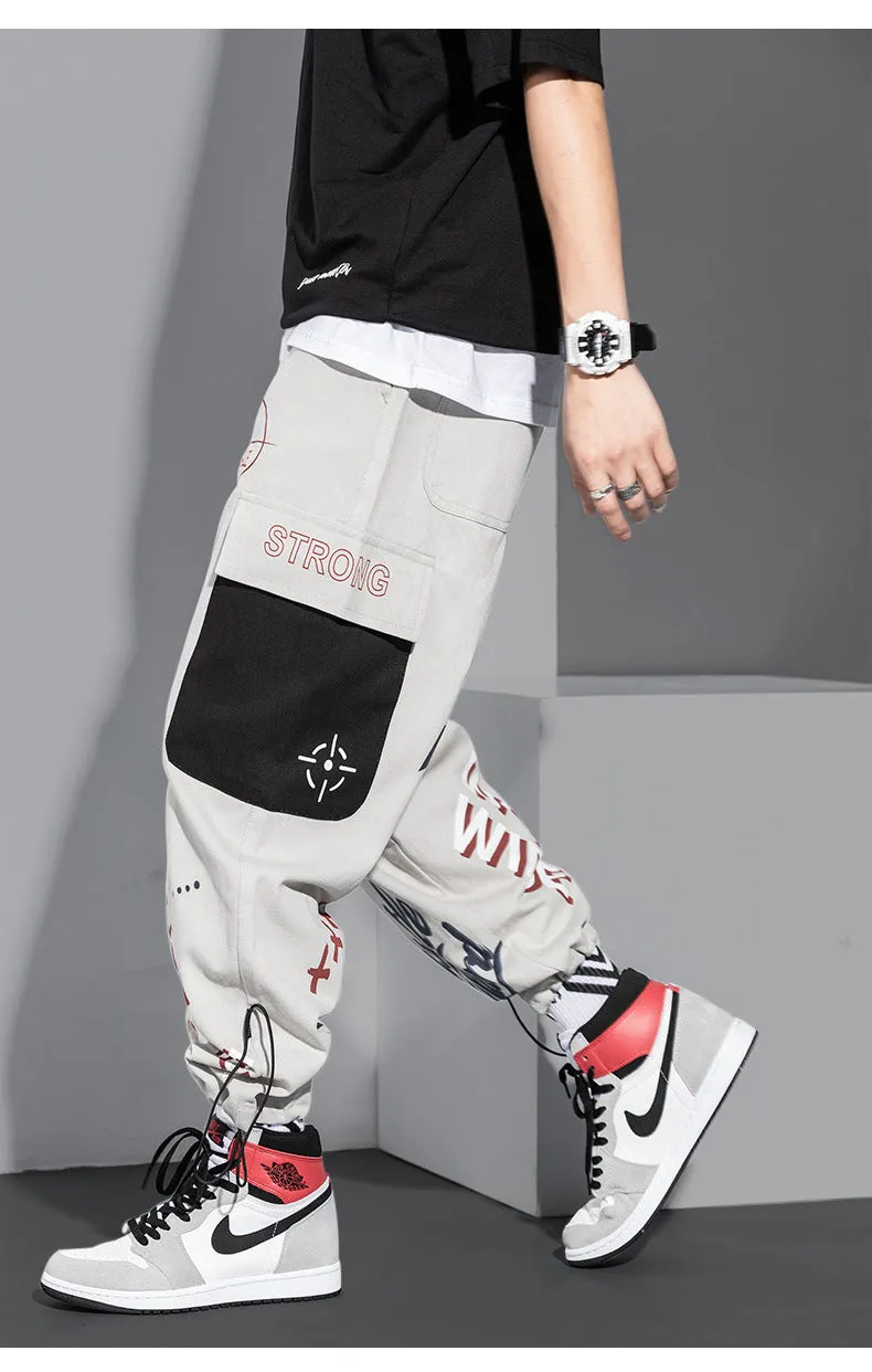 Cargo Jogger Pants Men Casual INS Trendy Trendy Pants