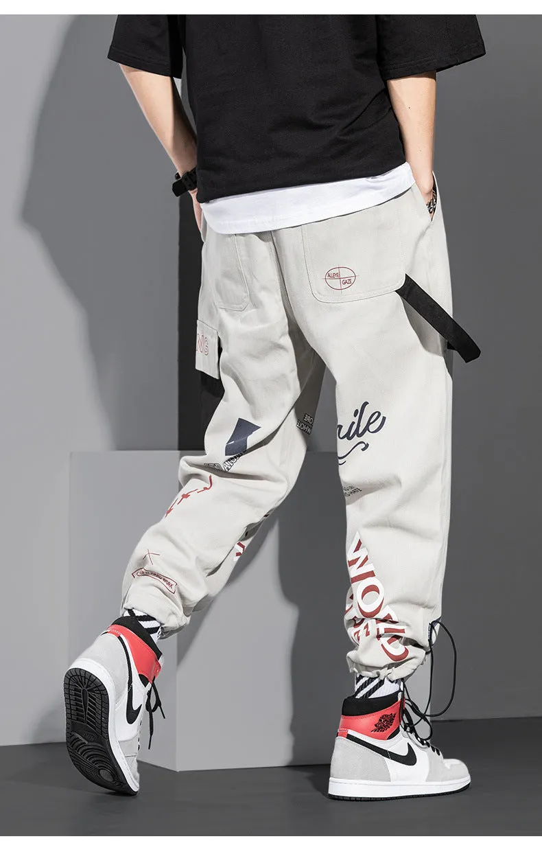 Cargo Jogger Pants Men Casual INS Trendy Trendy Pants