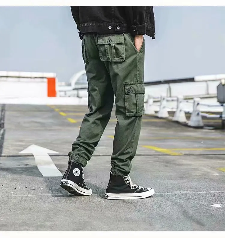 Cargo Jogger Pants Men Casual INS Trendy Trendy Pants