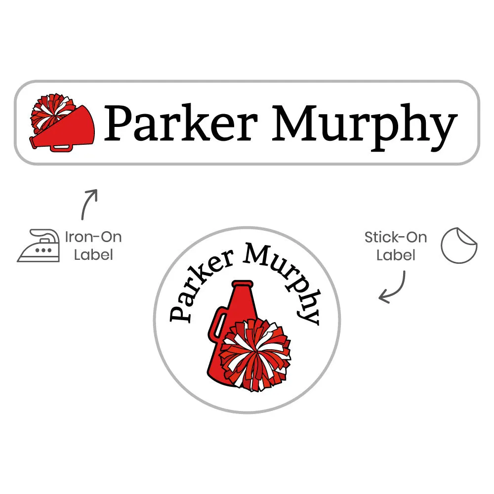 Cheer Camp Clothing Labels Pack