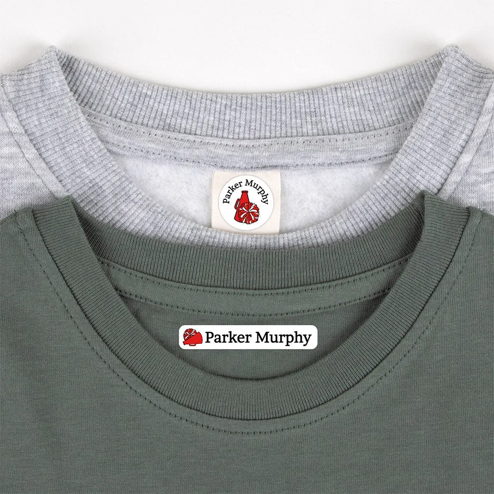 Cheer Camp Clothing Labels Pack