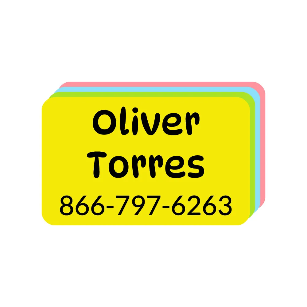 Color Combos Contact Clothing Labels