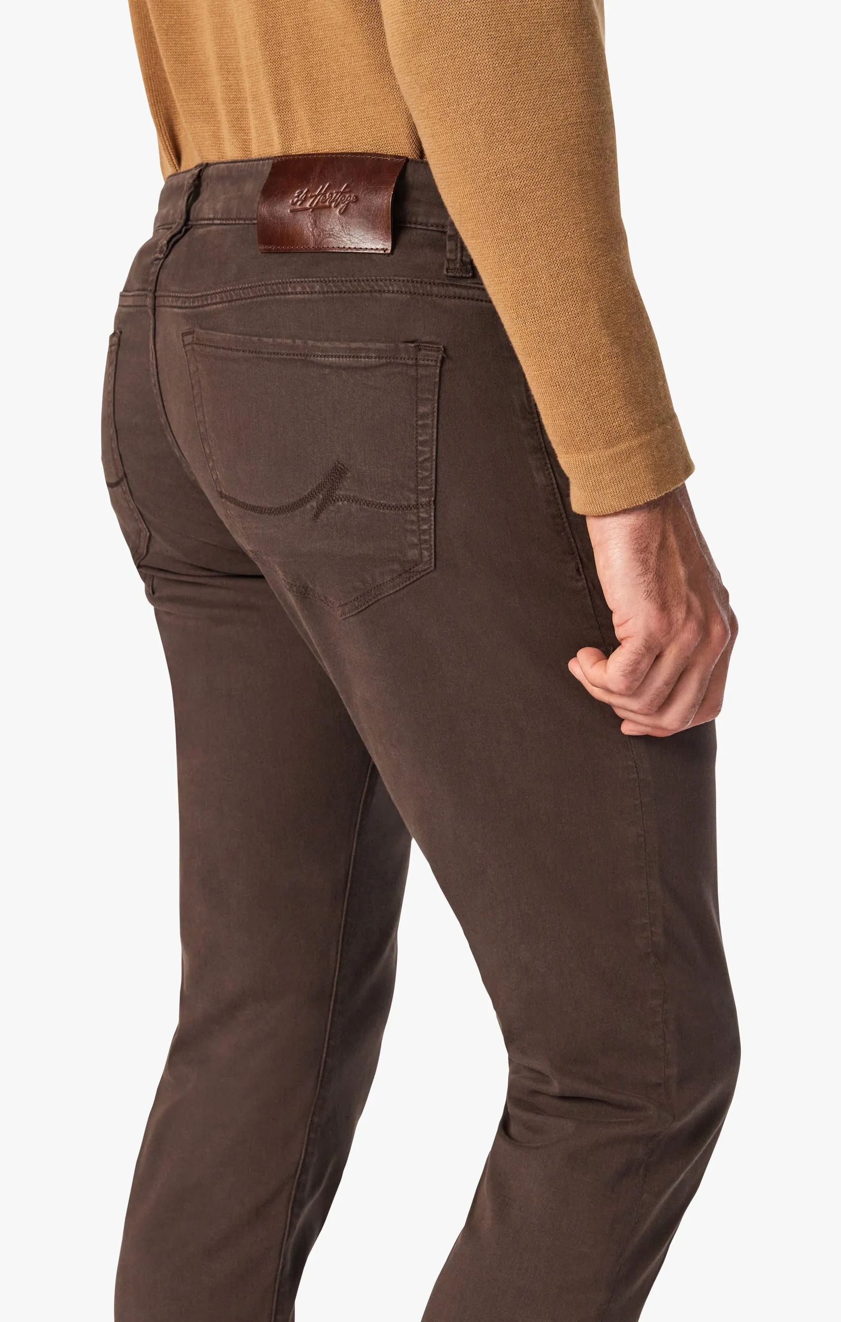 Cool Tapered Leg Pants In Fudge Twill