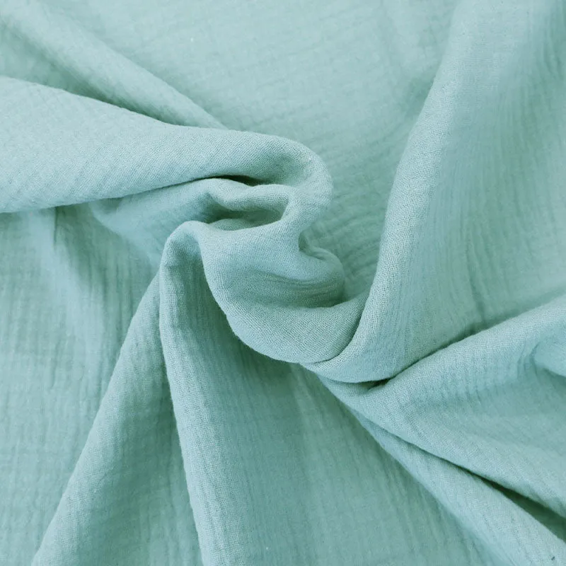 Cotton Double Gauze - Duck Egg Blue