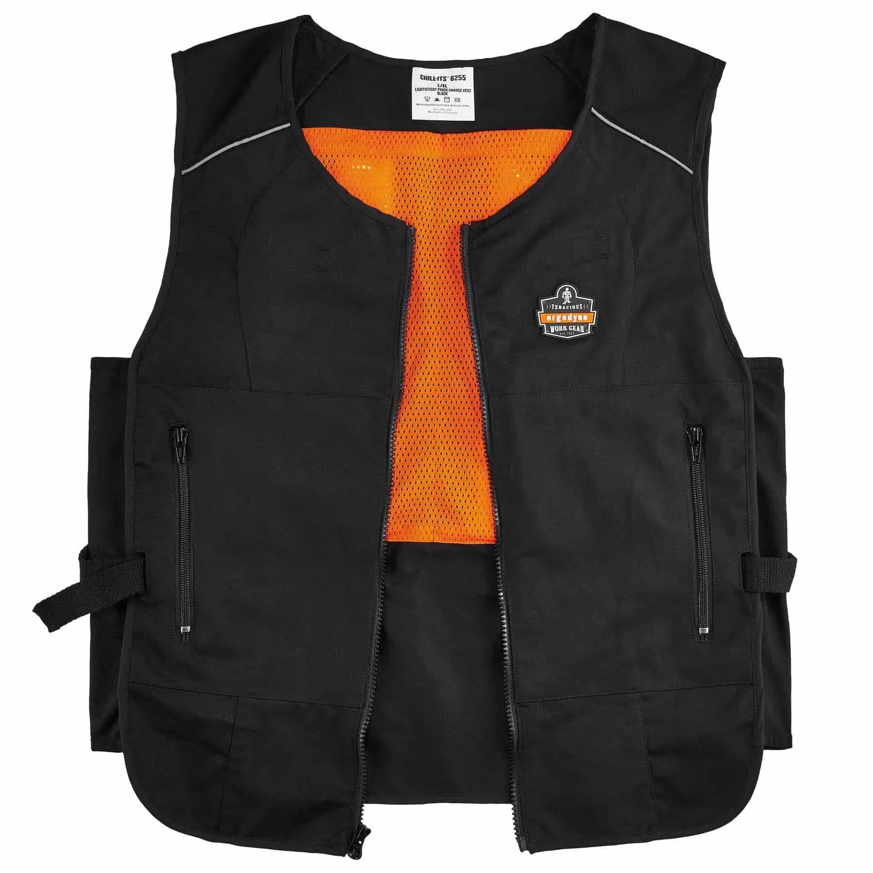 Ergodyne 12123 6255 S/M Black Lightweight Phase Change Cooling - Vest Only
