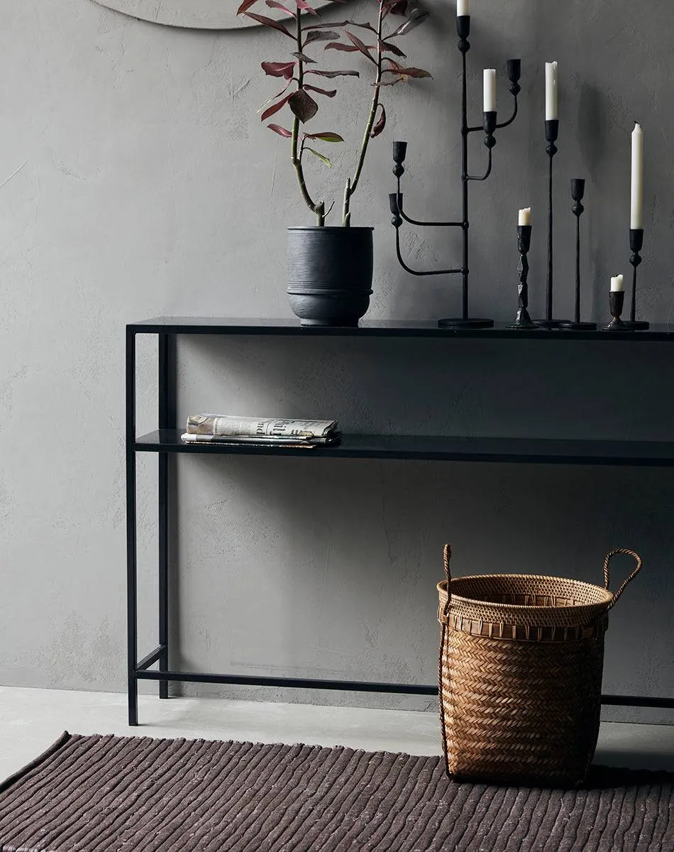 Fari Black Console Table