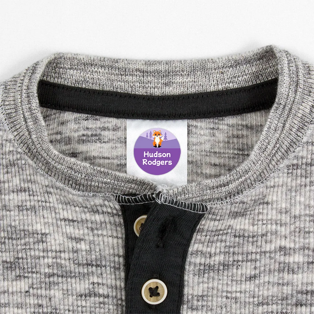 Forest Animals Clothing Labels