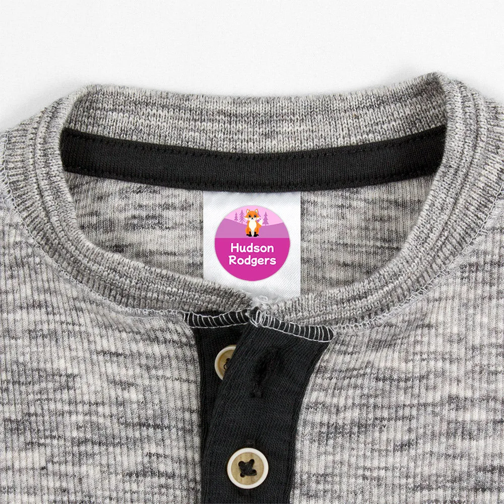 Forest Animals Clothing Labels