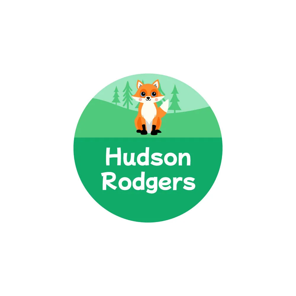 Forest Animals Clothing Labels