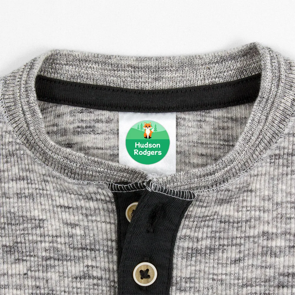 Forest Animals Clothing Labels