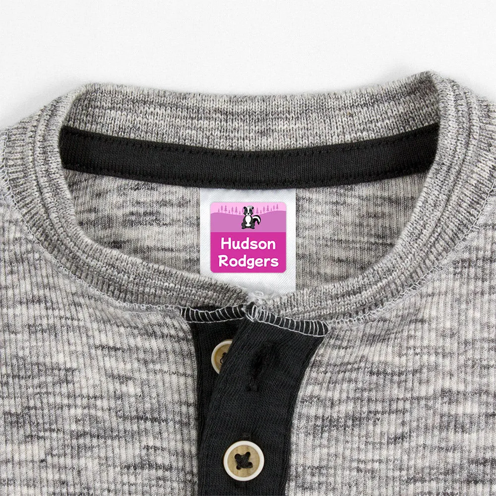 Forest Animals Clothing Labels