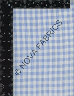 GINGHAM PLAID PRINTED IN 2X2 YUMMY RIB NFP210121-058