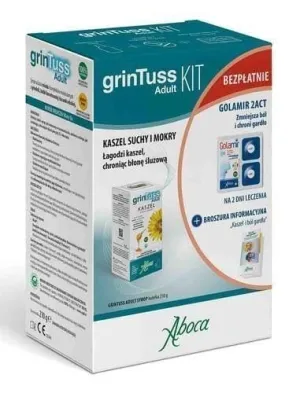 Grintuss Adult syrup   lozenges KIT