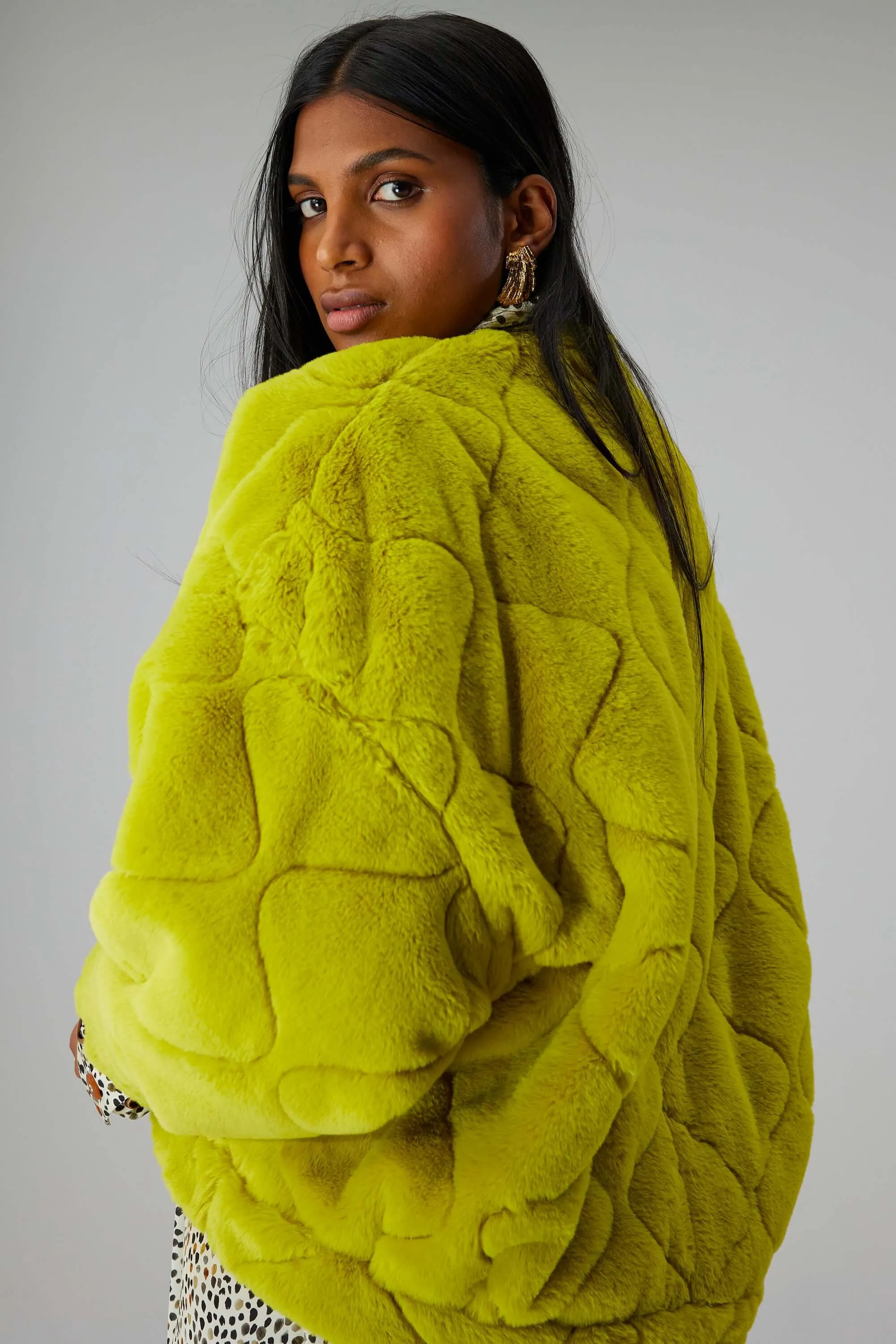 Harlem jumper in Fizz fur
