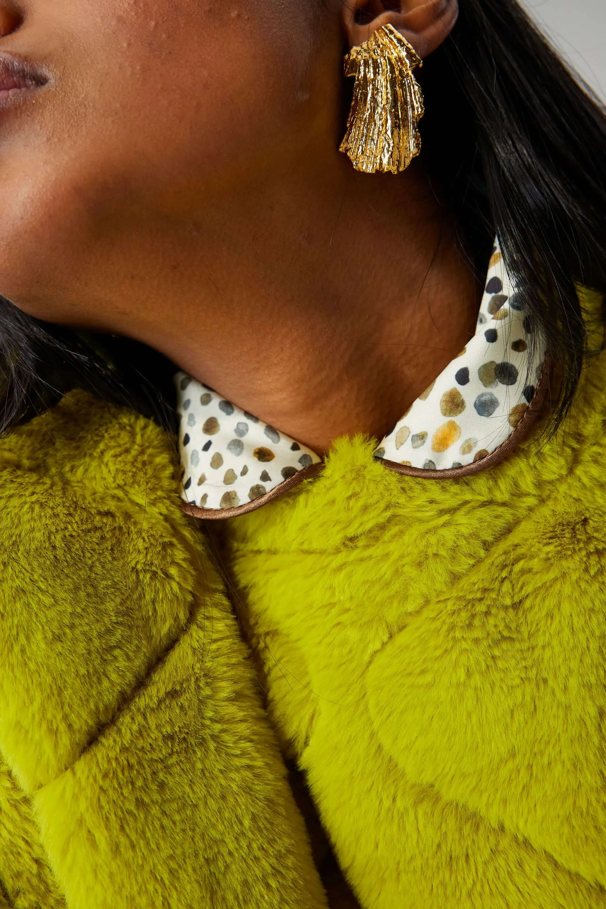 Harlem jumper in Fizz fur