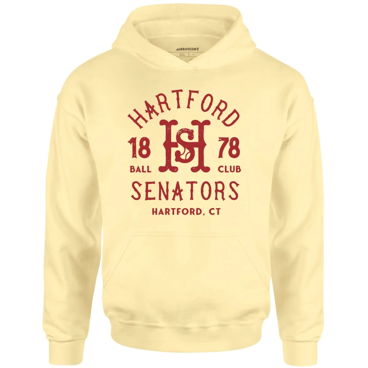 Hartford Senators - Connecticut - Vintage Defunct Baseball Teams - Unisex Hoodie