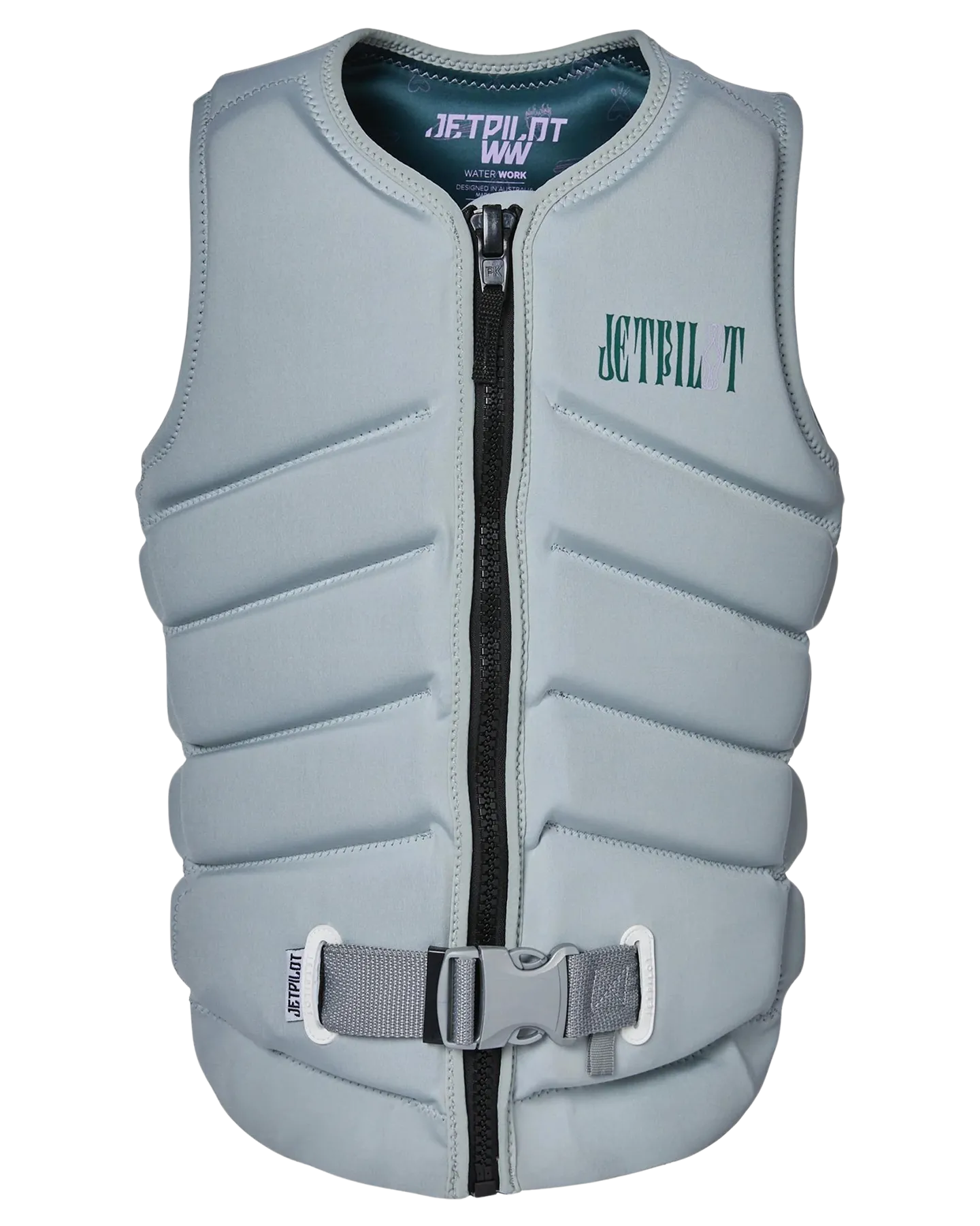 Jetpilot X1 F/E Ladies Neo Vest - Sina - Light Grey - 2023
