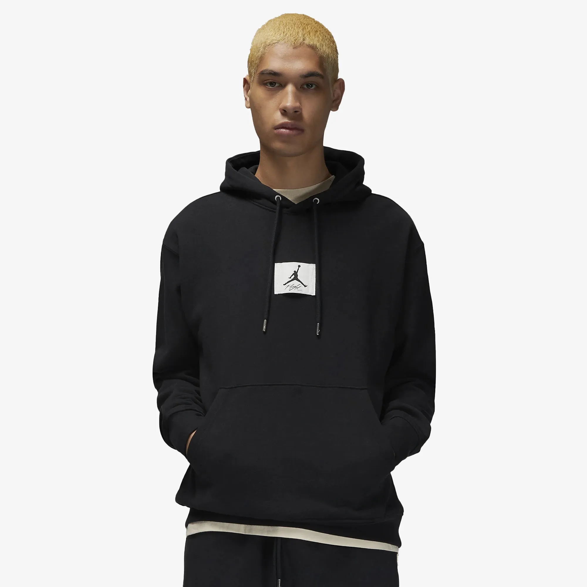 Jordan | FLIGHT FLEECE  { BLACK/SAIL