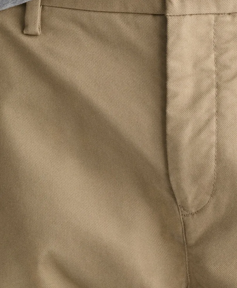 Khaki Stretch Chino Pants
