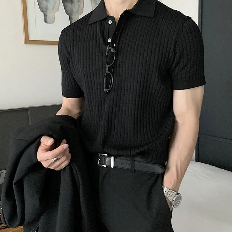 [Korean Style] Casual Lapel Polo Shirts