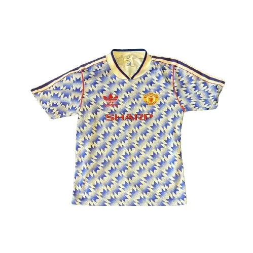 Manchester United 1990 Away Shirt - Junior - Good - Authentic shirt