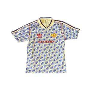 Manchester United 1990 Away Shirt - Junior - Good - Authentic shirt