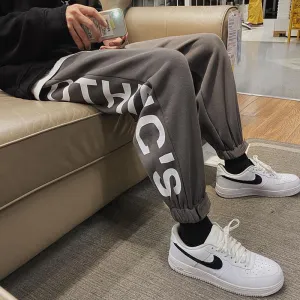 Men Pants Autumn and Winter Men Loose Trendy Casual Men