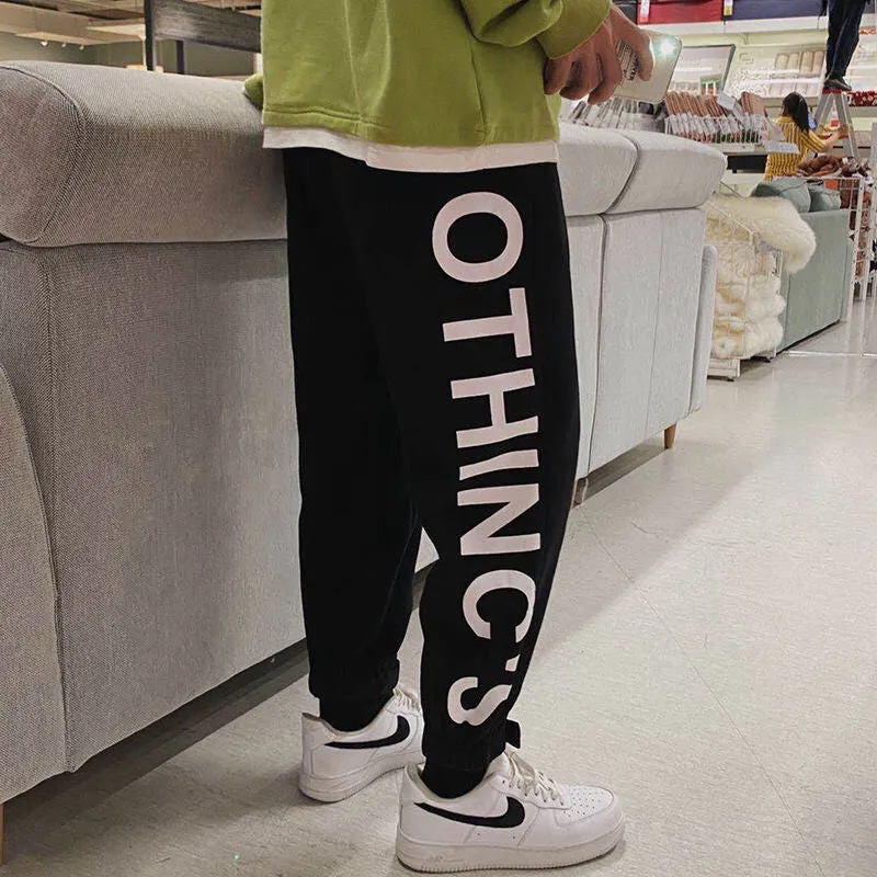 Men Pants Autumn and Winter Men Loose Trendy Casual Men