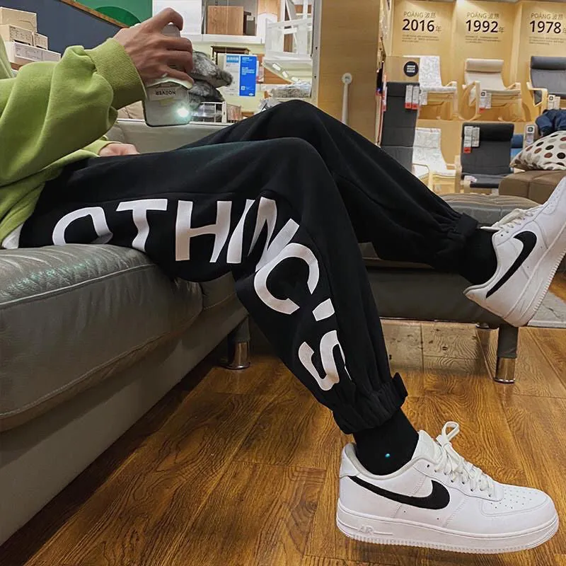Men Pants Autumn and Winter Men Loose Trendy Casual Men