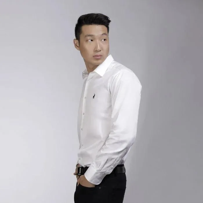 Mens Custom Fit Greig Shirt - White