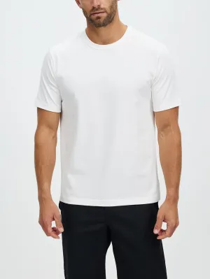 Men's Short Sleeve Crew Neck Cotton Jersey T-Shirt by Kaja Clothing - Leo Top