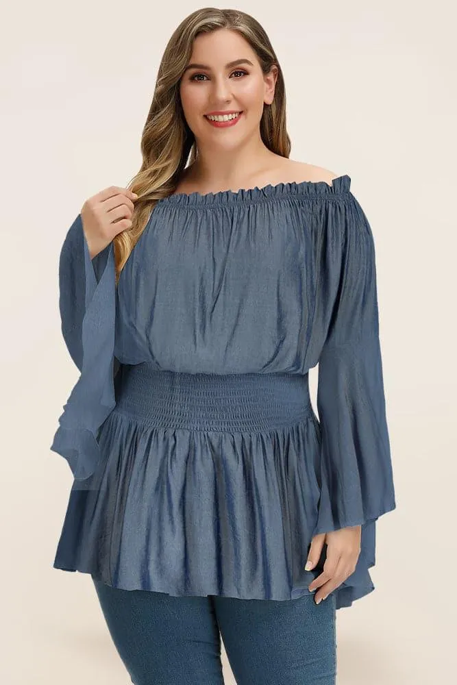Off Shoulder Rayon Tops