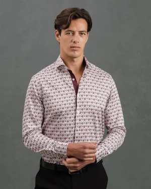 Pink Geo Flora Shirt