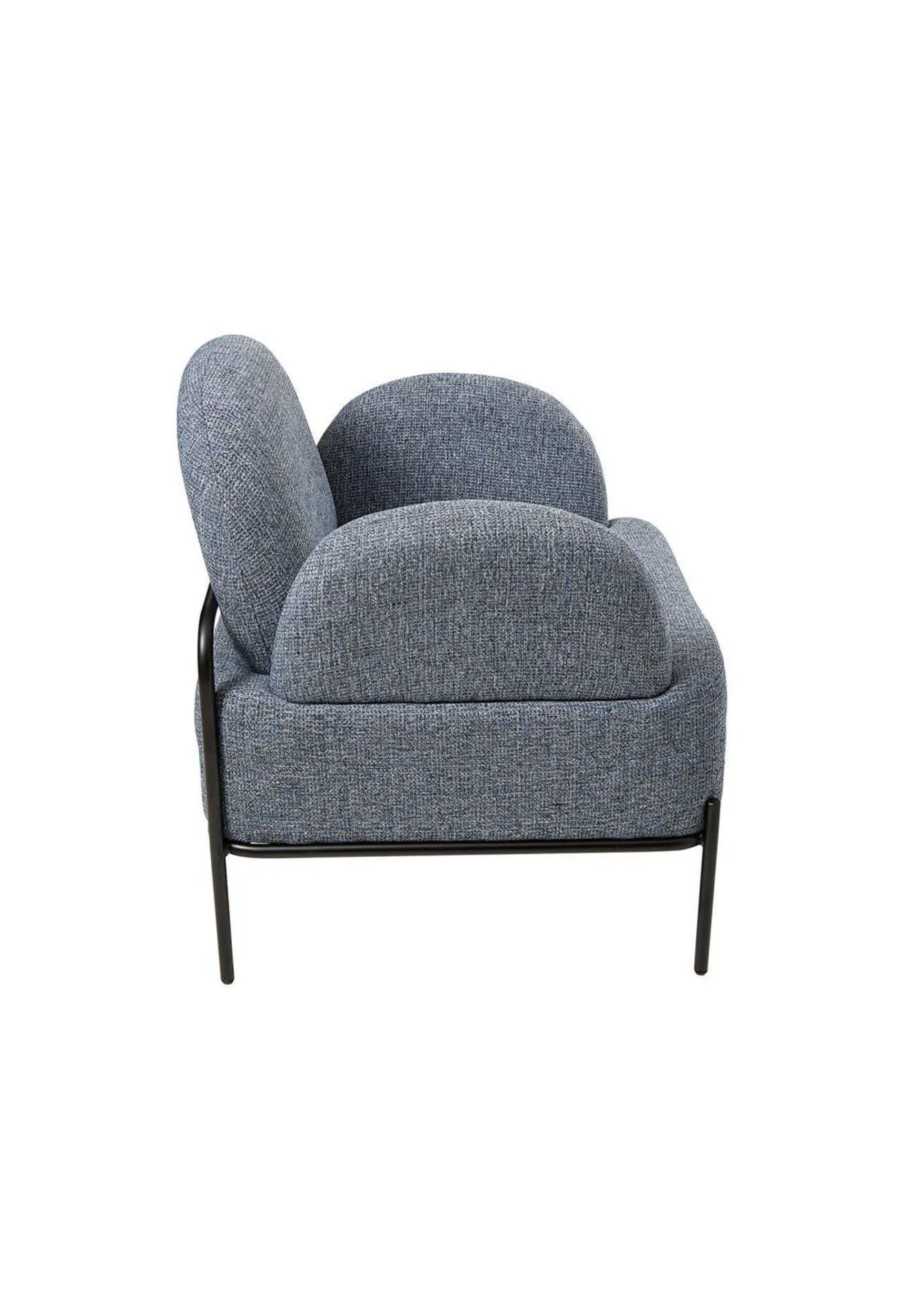Pio Armchair  – Blue Grey