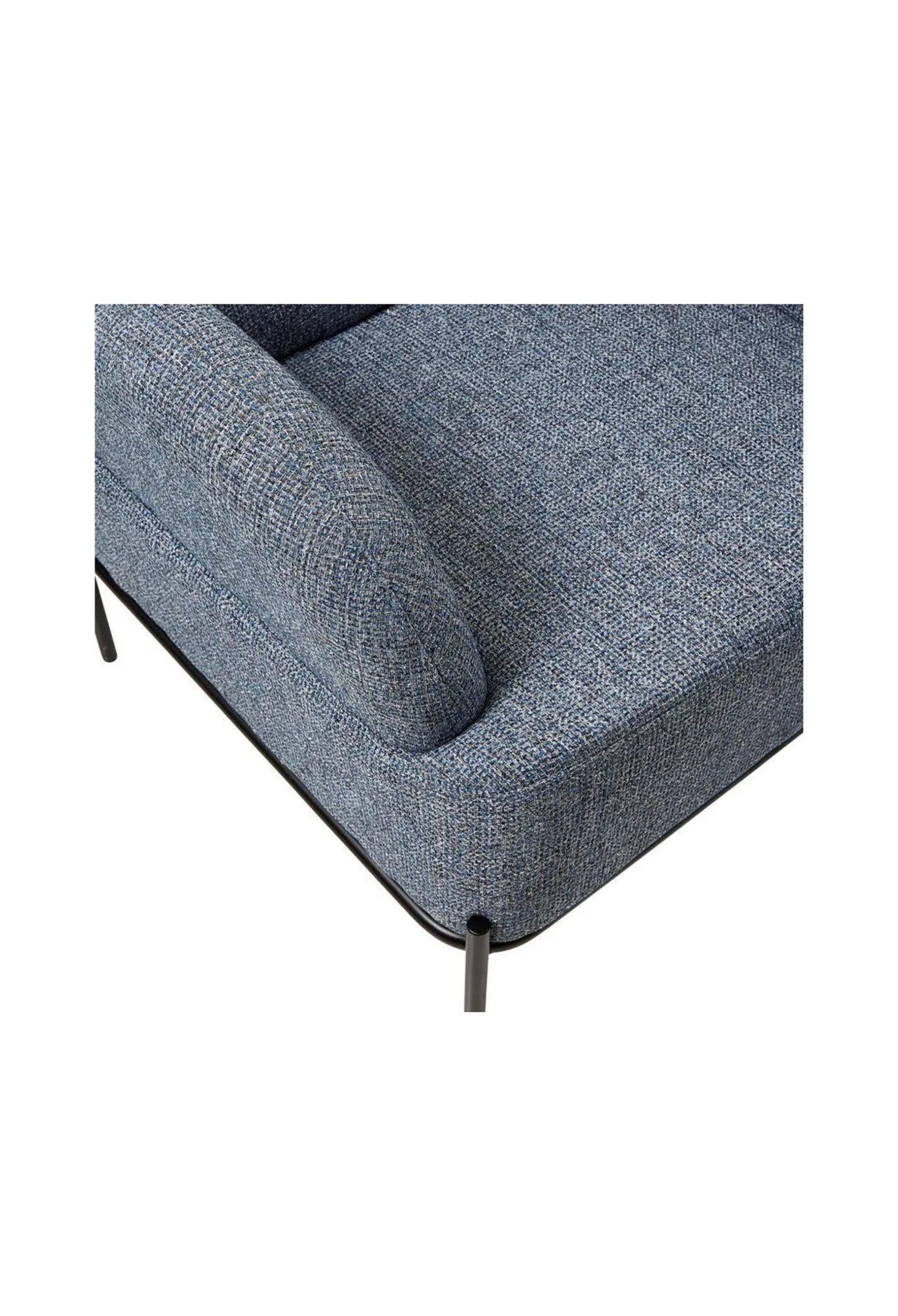 Pio Armchair  – Blue Grey