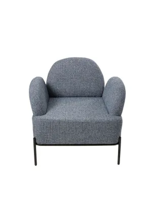 Pio Armchair  – Blue Grey