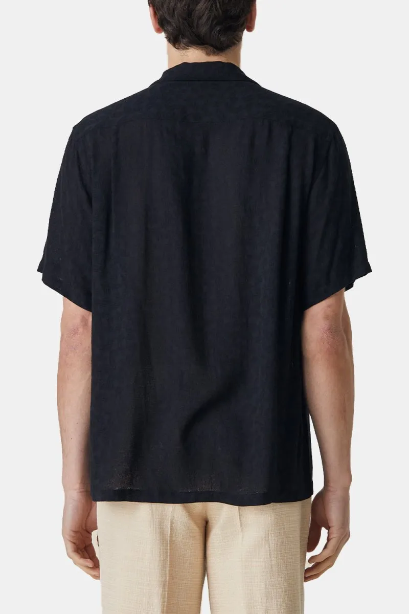 Portuguese Flannel Modal Cobra Shirt (Black)