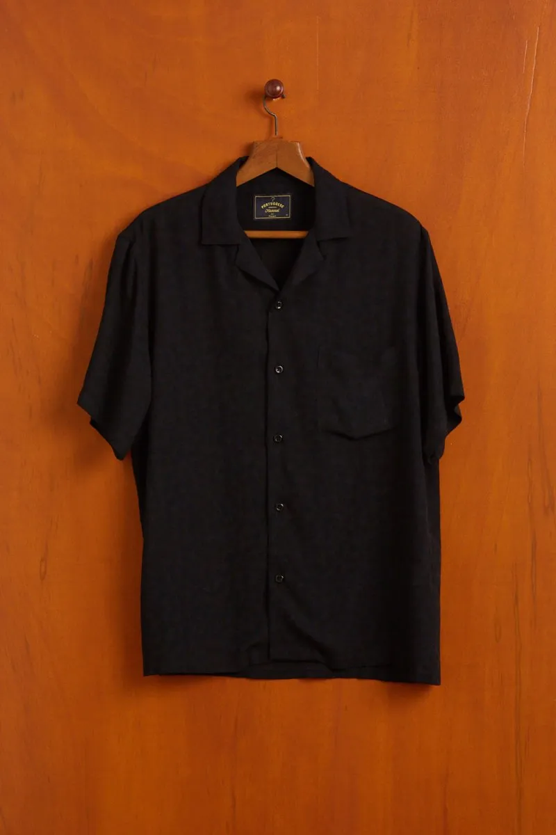 Portuguese Flannel Modal Cobra Shirt (Black)