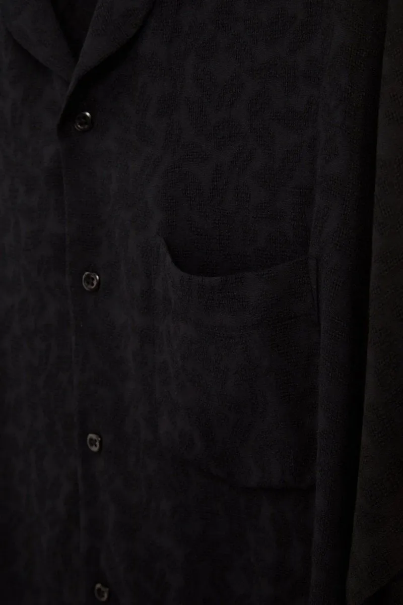 Portuguese Flannel Modal Cobra Shirt (Black)