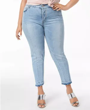 RACHEL Rachel Roy Trendy Plus Size Seamed Skinny Valance Wash 16W