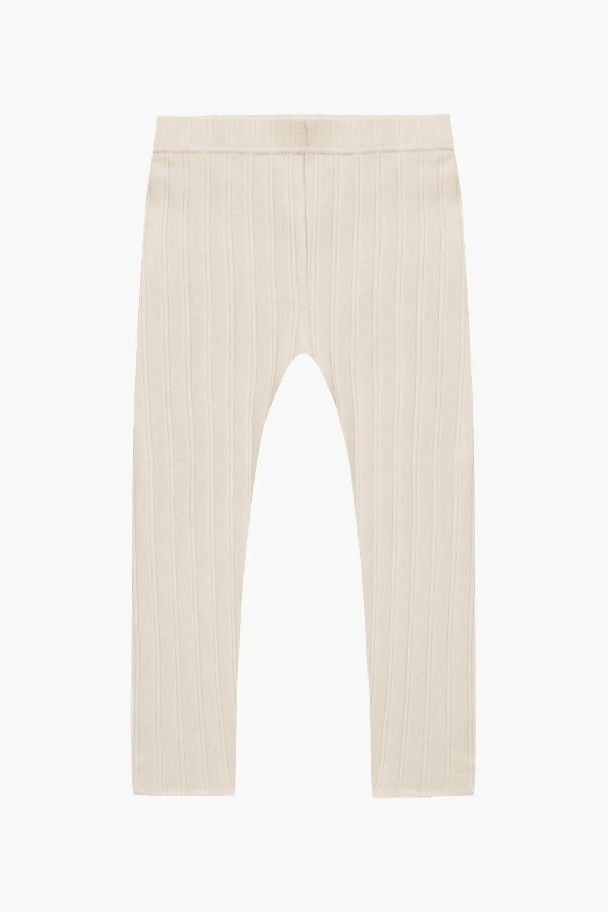 Rylee   Cru Ribbed Girls Leggings - Stone