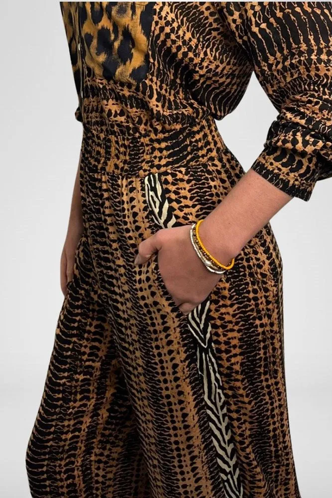 Safari Dream Wide Leg Pants by Pixi Carnival