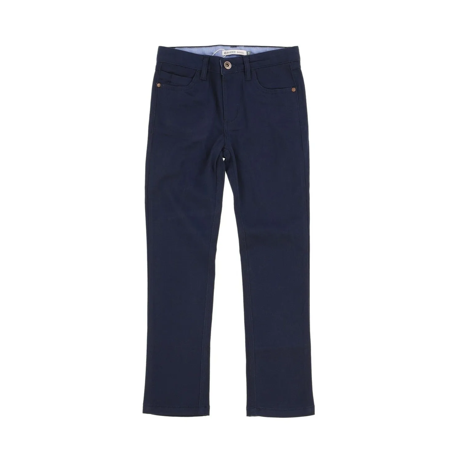 Skinny Fit Basic Pants- Grey and Blue